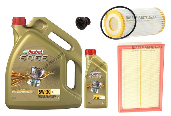 FOR VW ARTEON 2.0 TSI MK1 SERVICE KIT AIR AND OIL FILTER WITH 6L CASTROL EDGE OE