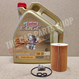 5L CASTROL OIL CHANGE SERVICE KIT FOR SKODA OCTAVIA 1.6 2.0 TDI MK3 12-20