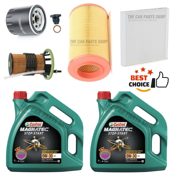 FOR PEUGEOT BOXER 2.0 HDI DIESEL MK3 FULL SERVICE KIT WITH CASTROL 0W30 OIL 8L