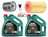 FOR PEUGEOT BOXER 2.0 HDI DIESEL MK3 SERVICE KIT NEW OIL AIR & 8L CASTROL 0W30