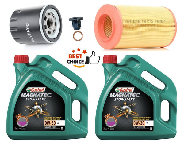 FOR PEUGEOT BOXER 2.0 HDI DIESEL MK3 SERVICE KIT NEW OIL AIR & 8L CASTROL 0W30