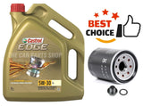 FOR HONDA CRV 2.0 PETROL SERVICE KIT 5L CASTROL + OIL FILTER + SUMP PLUG