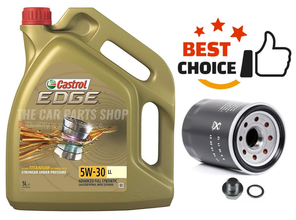 FOR HONDA CRV 2.0 PETROL SERVICE KIT 5L CASTROL + OIL FILTER + SUMP PLUG