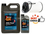 FOR VW GOLF MK5 MK6 DSG GEARBOX SERVICE KIT 6L DSG FLUID AND PREMIUM FILTER