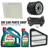 TO FIT HONDA CIVIC 1.6 I-DTEC FULL SERVICE KIT 5L CASTROL MAGNATEC C3 & FULL KIT