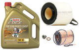 FOR BMW 1 SERIES 116i SPORT E87 SERVICE KIT 5L CASTROL WITH AIR & OIL FILTER KIT