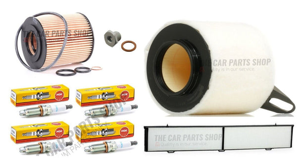 COMPLETE SERVICE FILTERS KIT & NGK PLUGS FOR BMW 1 SERIES 116i SPORT E87