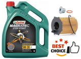 FOR PEUGEOT EXPERT TEPEE 1.6 HDI MK2 SERVICE KIT OIL FILTER & 5L CASTRTOL C2 OIL