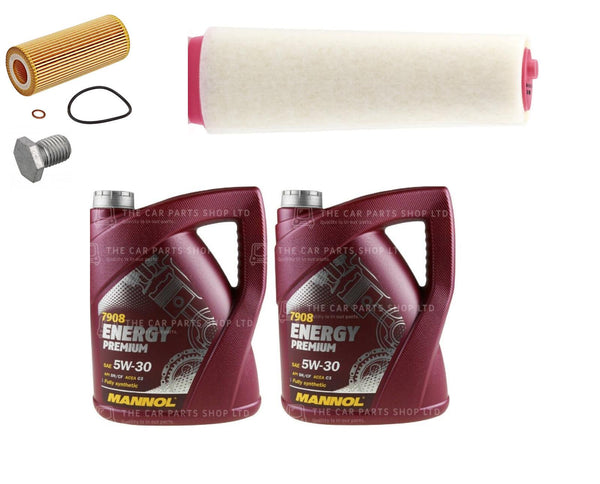 FOR BMW 3 SERIES 3.0 325d OIL & AIR FILTER & ENGINE OIL SERVICE KIT