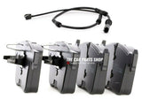 FOR BMW 3 SERIES 2.0 320d (07/15 - 10/18) FRONT PADS AND SENSORS