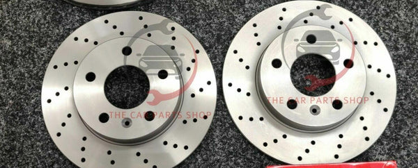 FOR VAUXHALL ASTRA  H 1.9 CDTI DRILLED BREMBO REAR DISCS 264mm BRAND NEW