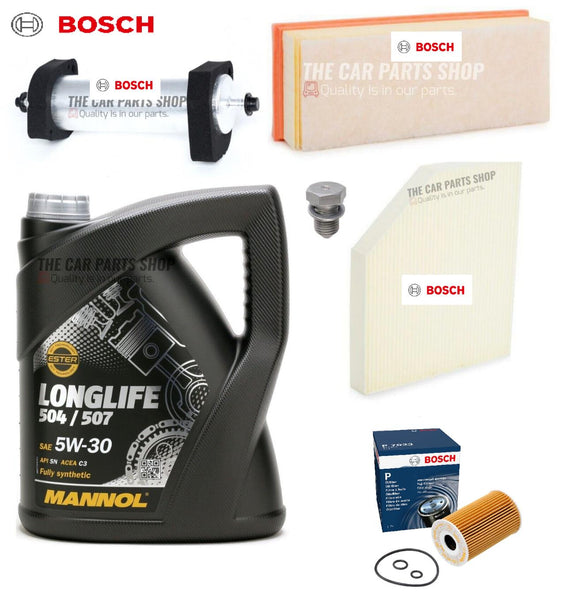 FOR AUDI A5 2.0 TDI quattro (12/11 - 01/17) FULL BOSCH SERVICE KIT