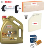 FOR AUDI A5 2.0 TDI quattro (12/11 - 01/17) FULL BOSCH SERVICE KIT WITH CASTROL
