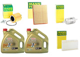 FOR SAAB 9-3 1.8 t (08/03 - 02/15) FULL MANN SERVICE KIT WITH CASTROL OIL