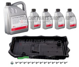 FOR BMW 118D 2.0 F20 10-18 GEARBOX SERVICE KIT 9L FEBI ATF FLUID & FILTER PACK