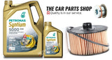FOR MERCEDES A200 AMG LINE 1.3 W177 6L PETRONAS + FILTER + SUMP PLUG