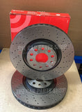 FOR VOLKSWAGEN GOLF 2.0 R 4motion 12/16  FRONT BRAKE DISCS