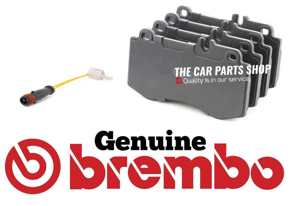 FOR MERCEDES E350 BLUETEC AMG SPORT BREMBO FRONT BRAKE PADS AND WEAR SENSOR