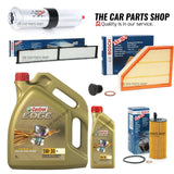 FOR BMW 1 SERIES 2.0 118d (09/09 - 10/13)SERVICE KIT WITH 6L CASTROL LL 5W30 OIL