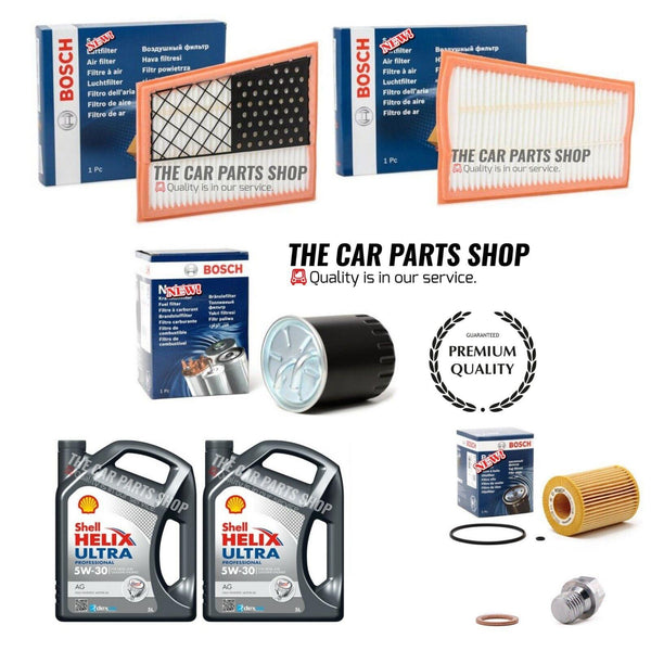 FITS MERCEDES BENZ E CLASS E320 BOSCH SERVICE KIT 10L SHELL & AIR OIL FUEL