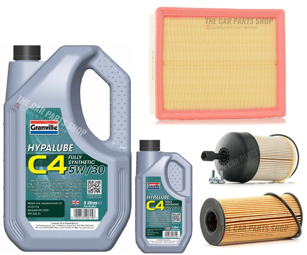 FOR RENAULT TRAFIC SPORT 1.6 DCI MK3 SERVICE KIT 6L C4 5W30 & AIR OIL FUEL FILTR