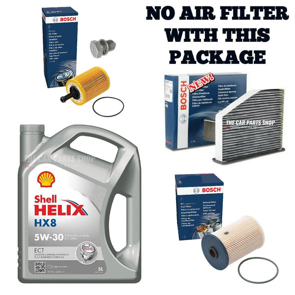 FOR VW GOLF 2.0L FULL BOSCH SERVICE KIT WITH SHELL HX8 504 507 - NO AIR FILTER
