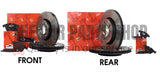FOR VW TRANSPORTER T5 2.0 TDI (09/09 - 08/15) TRW FRONT & REAR DISCS & PADS