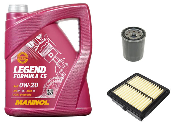 FOR HONDA CIVIC 1.0 VTEC (02/17 - ) OIL & AIR FILTER & ENGINE OIL SERVICE KIT