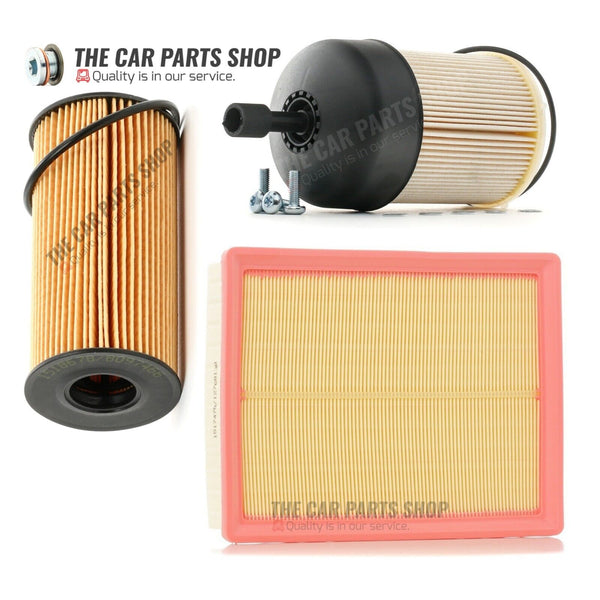 FOR RENAULT TRAFIC SL27 1.6 DCI SERVICE FILTER KIT SUMP PLUG AIR FUEL OIL FILTER