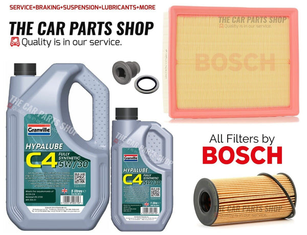 FOR RENAULT TRAFIC SL27 BOSCH SERVICE KIT BOSCH AIR OIL FILTER & C4 ENGINE OIL
