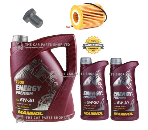 FOR BMW 3 SERIES 2.5 325i SERVICE KIT 7L MANNOL OIL + OIL FILTER & PLUG