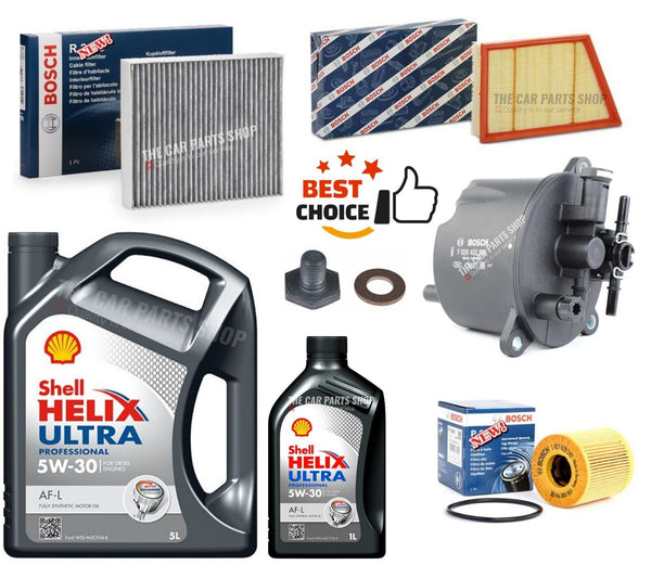 FOR RANGE ROVER EVOQUE 2.2 SD4 BOSCH SERVICE KIT 6L SHELL C1 & FULL BOSCH KIT