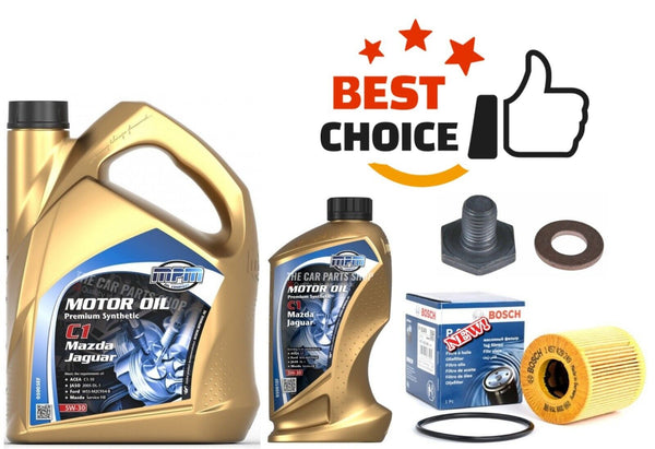 FOR RANGE ROVER EVOQUE 2.2 6L MPM C1 5W30 OIL CHANGE BOSCH SERVICE KIT