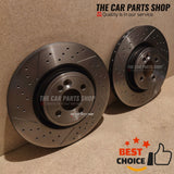 FOR MINI COOPER JCW 1.6 R56 BREMBO DR SLOTTED FRONT DISCS 316MM & PADS & SENSOR