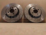 FOR MINI COOPER JCW 1.6 R56 BREMBO DR SLOTTED FRONT DISCS 316MM & PADS & SENSOR