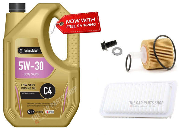 FOR TOYOTA YARIS 1.3 16V 09/11    OIL AND AIR FILTER SERVICE KIT