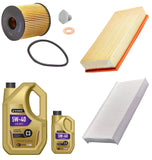 FOR CITROEN DISPATCH 2.0i (01/07 - 03/16) OIL AIR CABIN & ENGINE OIL SERVICE KIT