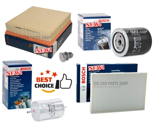 FOR AUDI A4 2.4 V6 MK2 8E FULL BOSCH FILTER SERVICE KIT