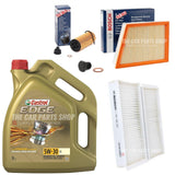 FOR MINI HATCH J C W 2.0 F56 SERVICE KIT 5L CASTROL BOSCH AIR OIL CABIN