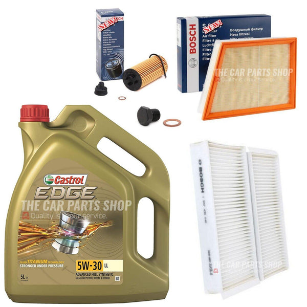 FOR MINI HATCH J C W 2.0 F56 SERVICE KIT 5L CASTROL BOSCH AIR OIL CABIN
