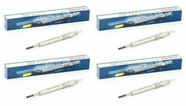 4 X BOSCH GLOW PLUGS FOR AUDI A3 2.0 TDI 8P