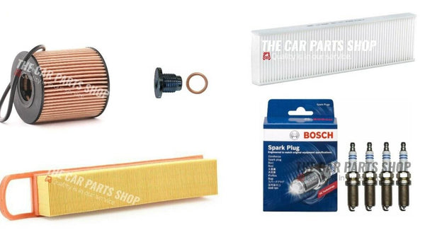 FOR MINI ONE 1.6 PETROL COMPLETE SERVICE FILTERS KIT WITH BOSCH SPARK PLUGS