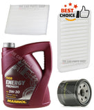 FOR SUZUKI SPLASH 1.2 VVT SZ4 SERVICE KIT 5L MANNOL & AIR OIL POLLEN