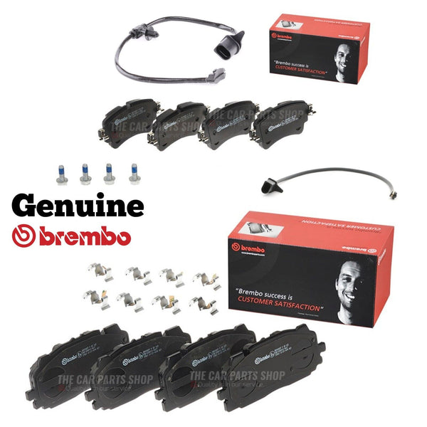 FOR AUDI RS4 2.9 TFSI V6 MK5 FRONT AND REAR BREMBO PADS & SENSORS