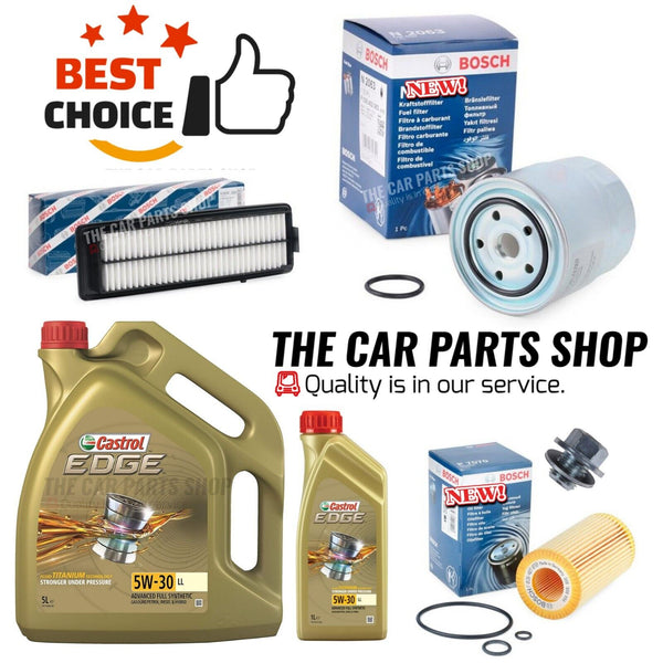 FITS HONDA ACCORD 2.2 CDTI MK7 04-08 BOSCH SERVICE KIT AIR OIL FUEL 6L CASTROL