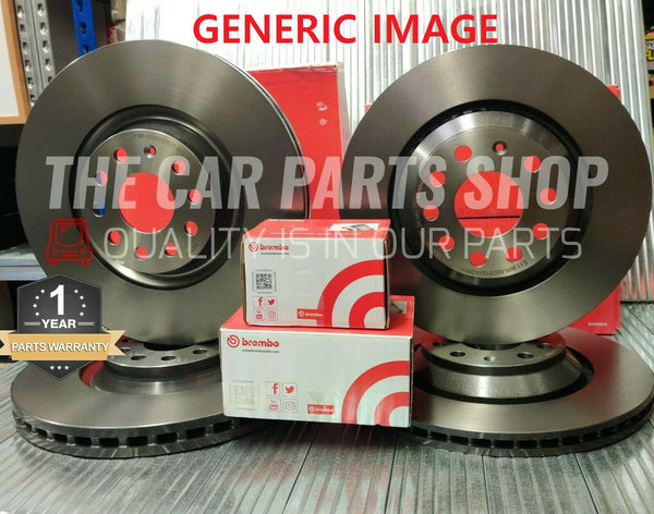 FOR BMW 335D F30 BREMBO FRONT AND REAR BRAKE DISCS & BREMBO PADS & 2 X SENSORS
