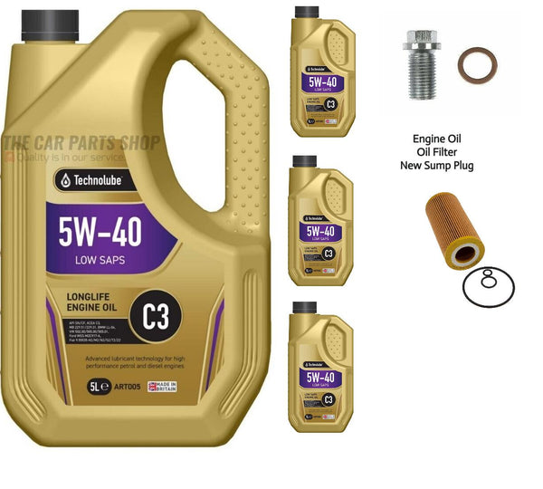 FOR CHRYSLER CROSSFIRE 3.2 (05/04 - 12/08) OIL AND OIL FILTER AND SUMP PLUG