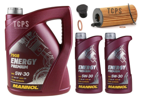 FOR BMW 4 SERIES 3.0 430d (07/14 7 LITRES ENGINE OIL 5W30 & OIL FILTER