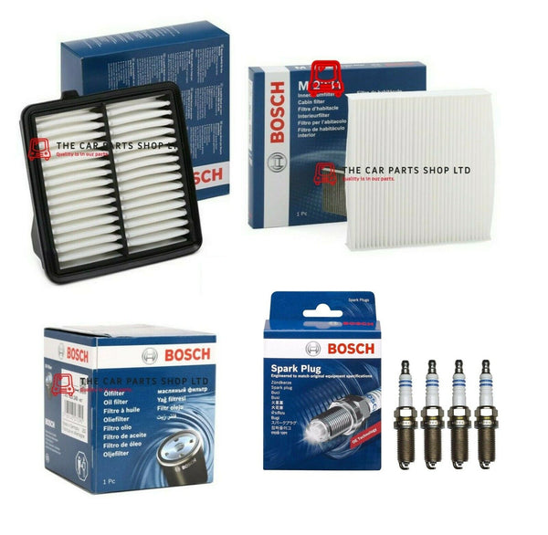 TO FIT HONDA JAZZ 1.4 PETROL MK3 BOSCH SERVICE FILTER KIT WITH BOSCH PLUGS