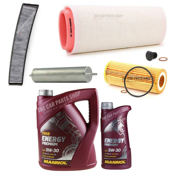 FOR BMW 118D 2004-2014 FULL SERVICE KIT WITH 6L ENGINE OIL